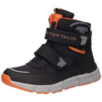 Tom Tailor Klett Boots in schwarz