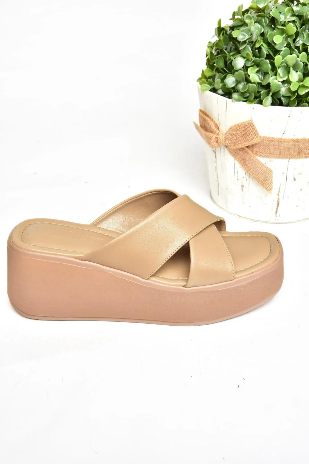Fox Shoes  Pantolette - Beige - Flacher Absatz