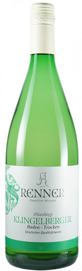 2022 Klingelberger Riesling trocken 1,0 L - Familien-Weingut Renner