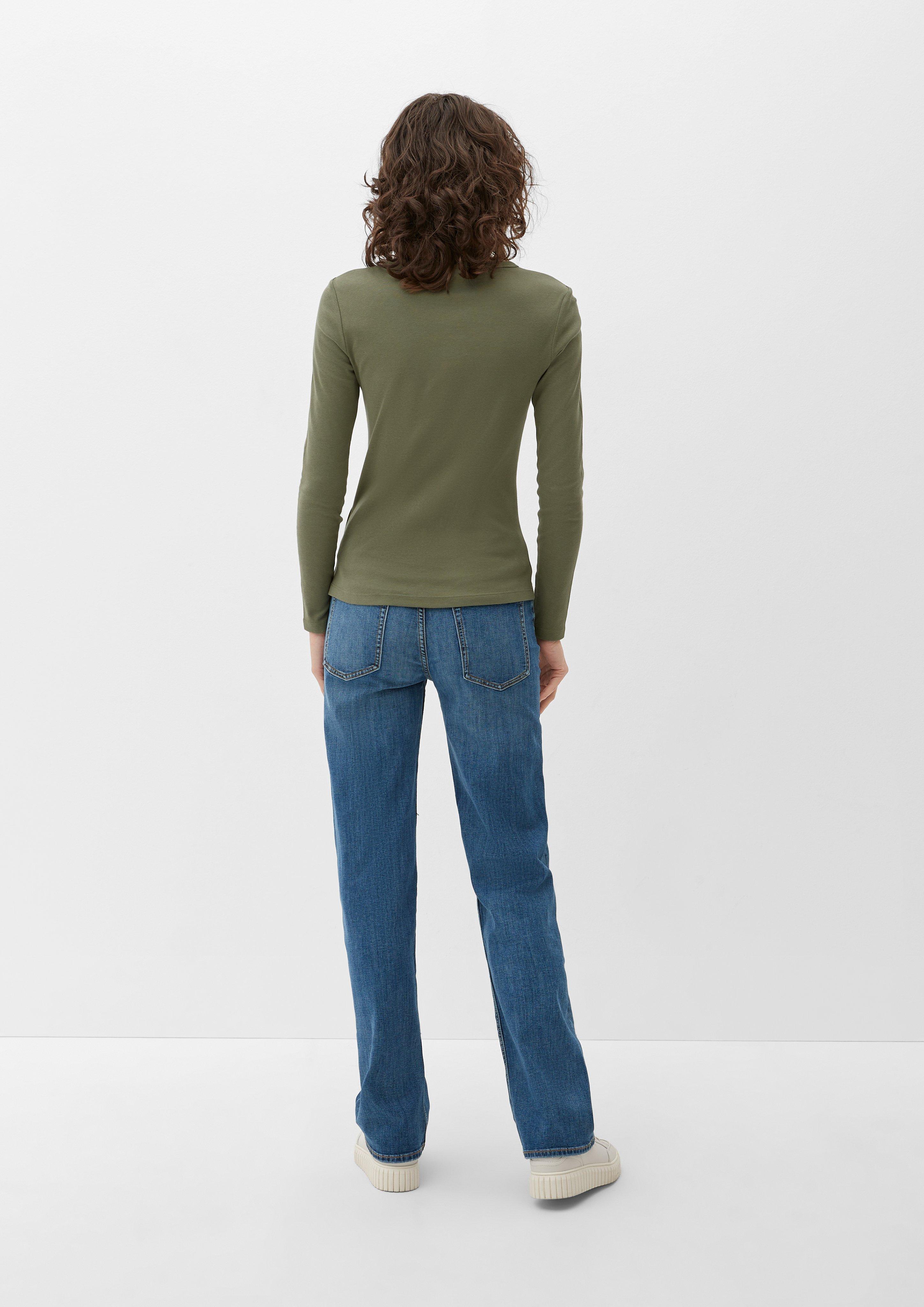 Longsleeve mit Rippstruktur  2130091-7928