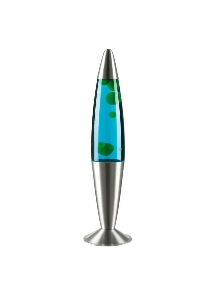 Licht-Erlebnisse Lavalampe EEK G in Silber Grün Blau günstig kaufen onesize