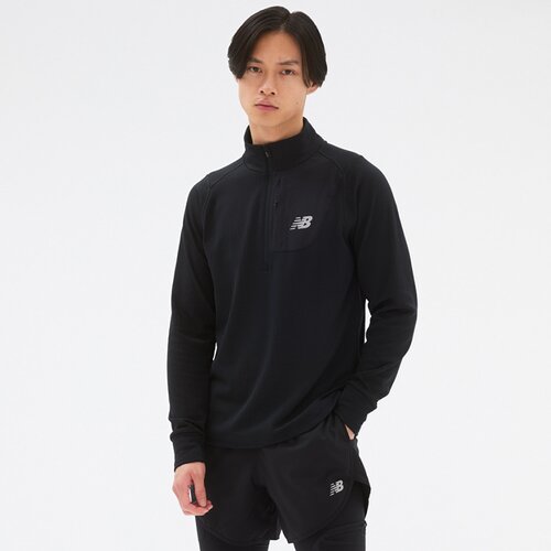 HERREN T-SHIRT NB HEAT GRID HALF ZIP