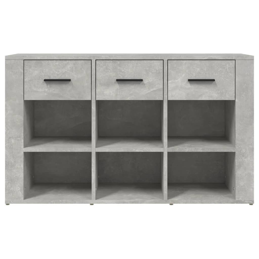 vidaXL Sideboard Sideboard Betongrau 100x30x59,5 cm Holzwerkstoff (1 St)