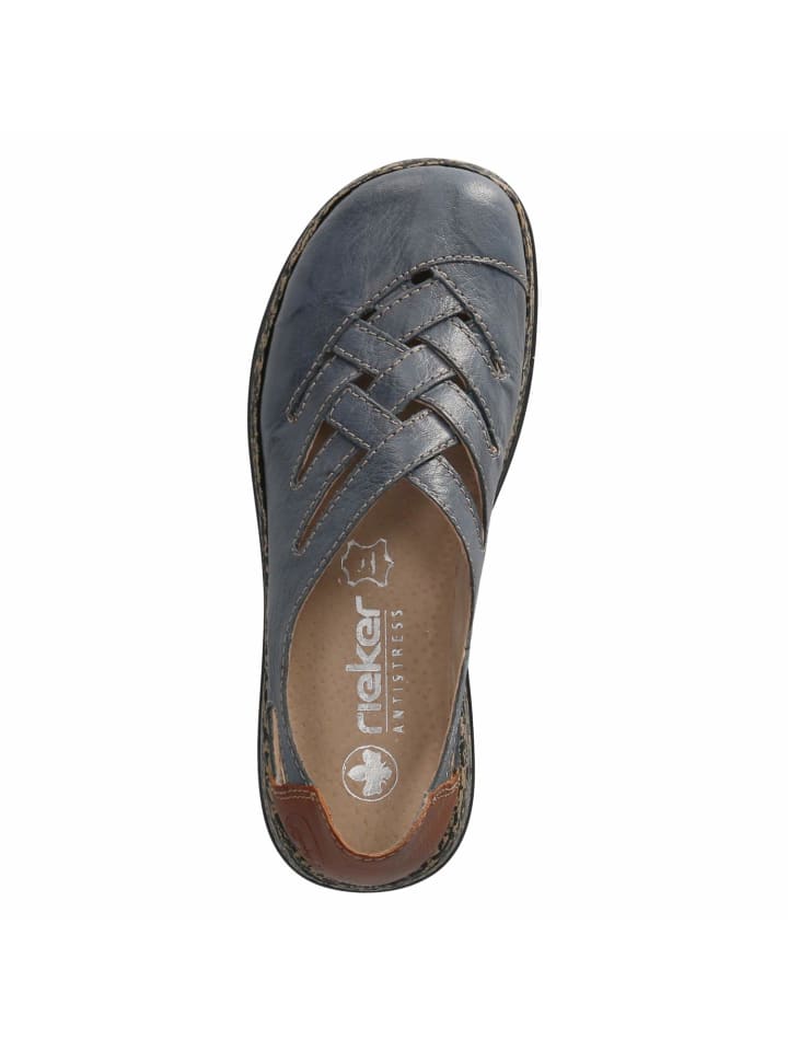 rieker Slipper in Blau günstig kaufen