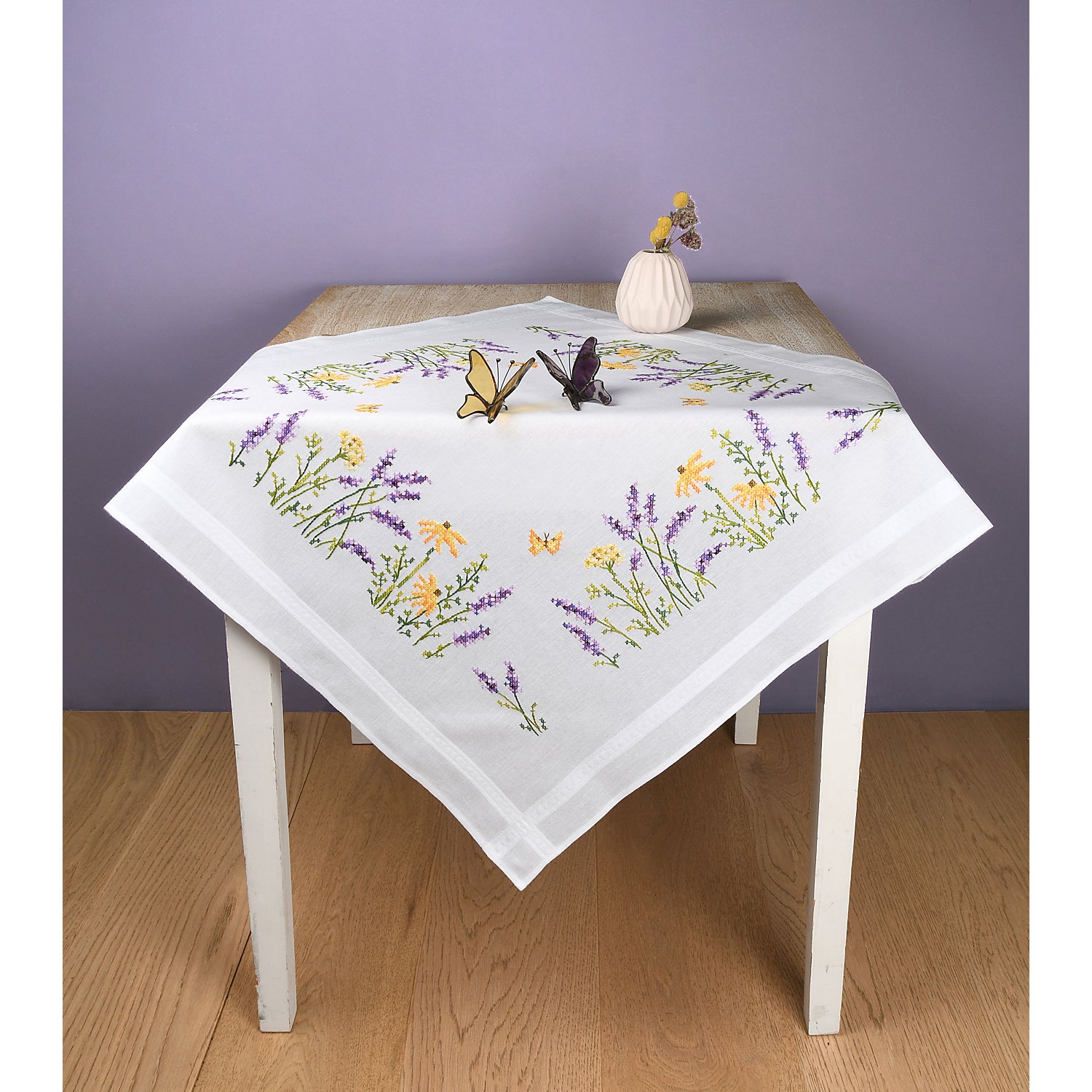 Stickmitteldecke 