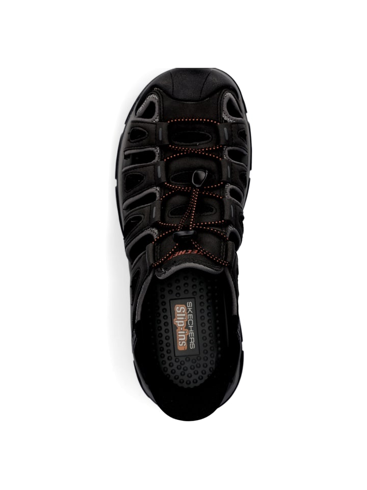 Skechers Slip-in Sandale Tresmen Norvick in Schwarz günstig kaufen