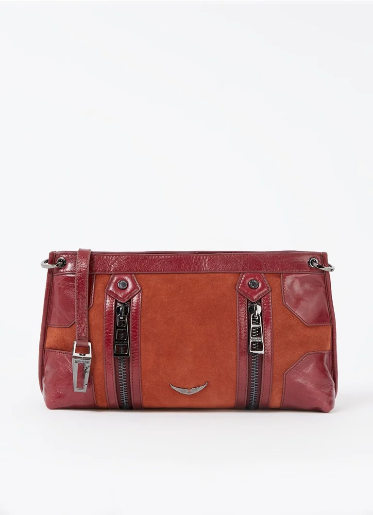 Zadig&Voltaire Sunny Moody leather crossbody bag with suede details