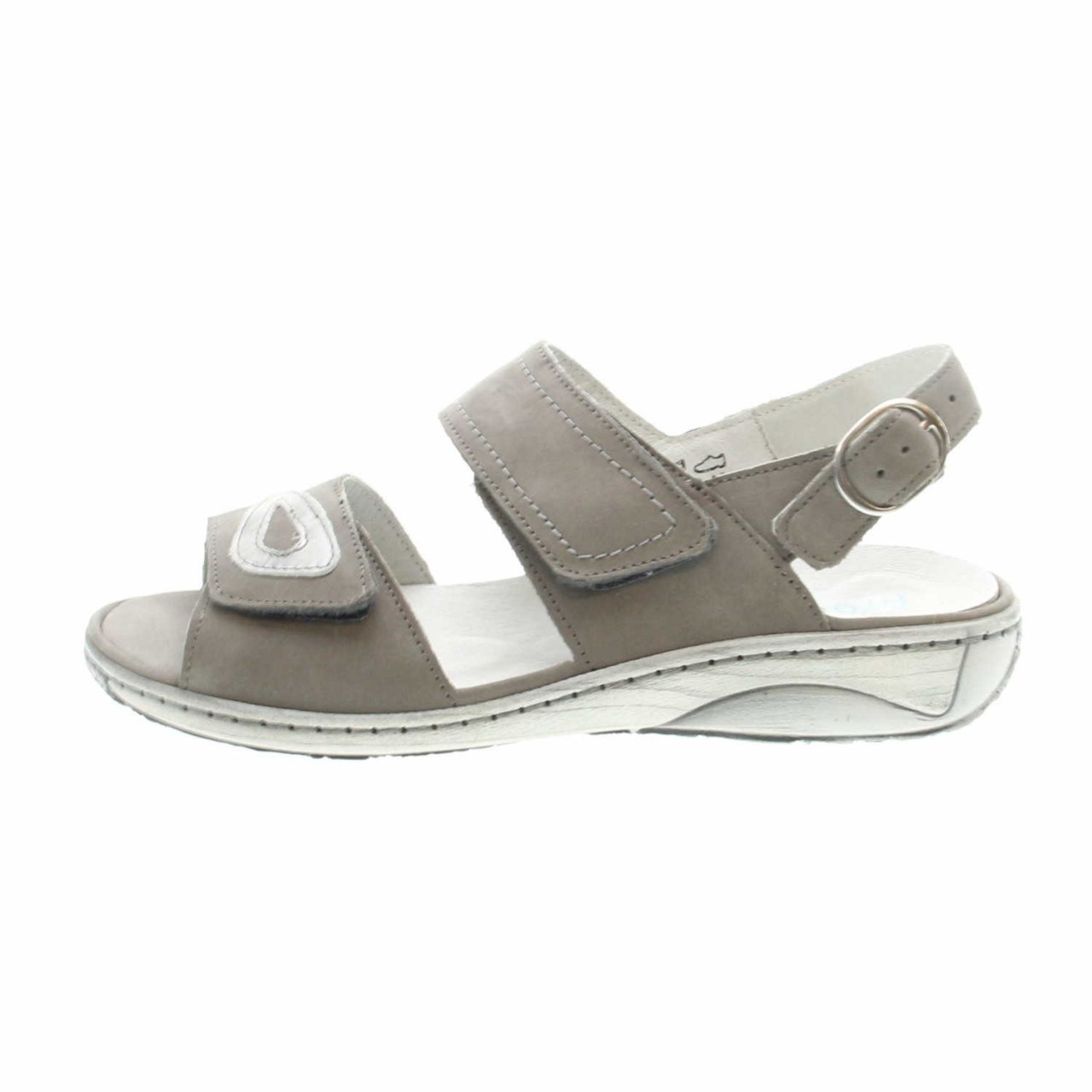 WALDLÄUFER Komfort Sandalen braun DENVER FOIL