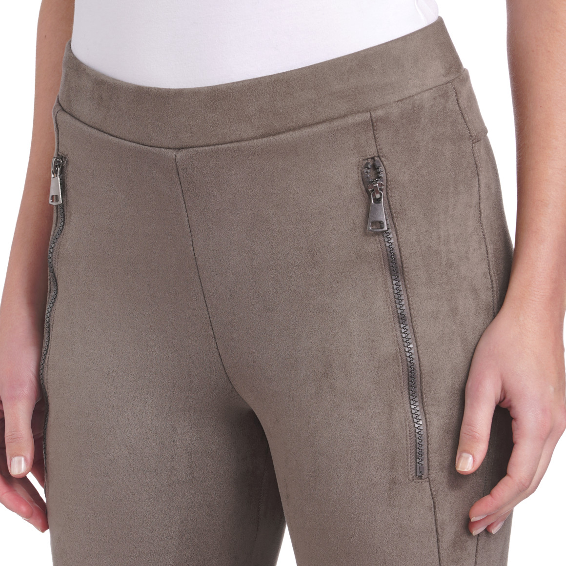 Damen Jogpants in Veloursoptik
