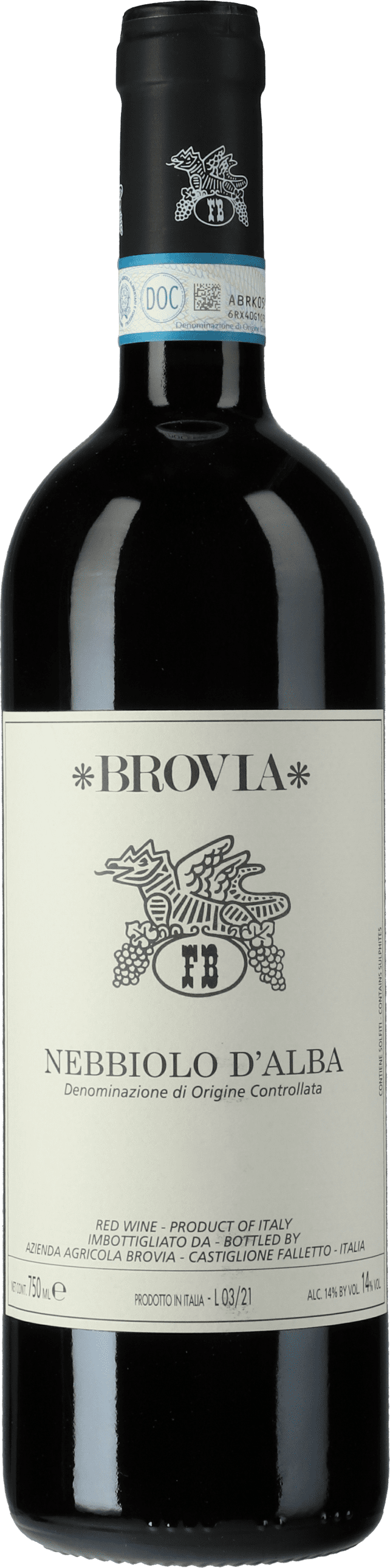 Azienda Agricola Brovia: Nebbiolo d'Alba 2020