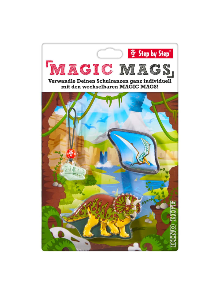 Step by Step Ranzen-Zubehör-Set MAGIC MAGS in Dino Tres günstig kaufen onesize