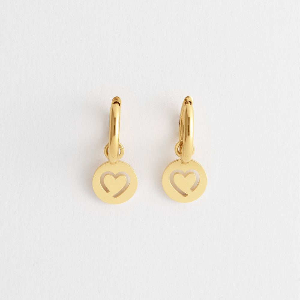 Esprit Créoles Acier inoxydable Boucles d'oreilles