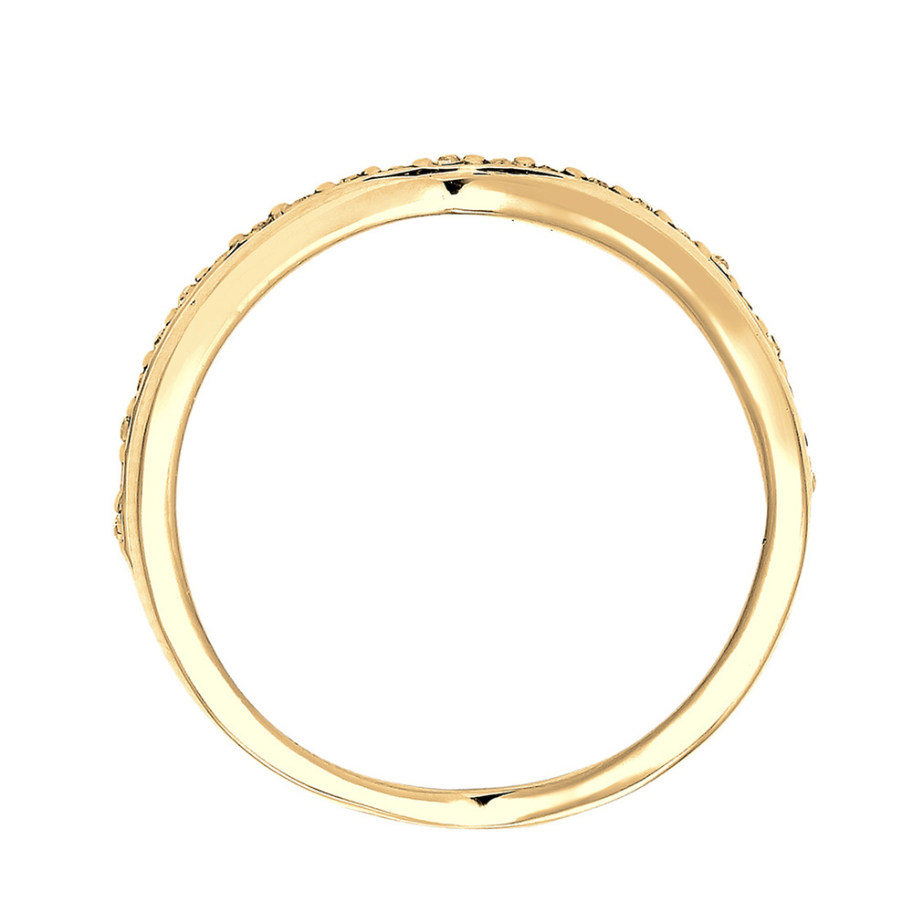 Elli PREMIUM Elli PREMIUM Bague Wickelring Blogger Kristalle 925 Silber Bague