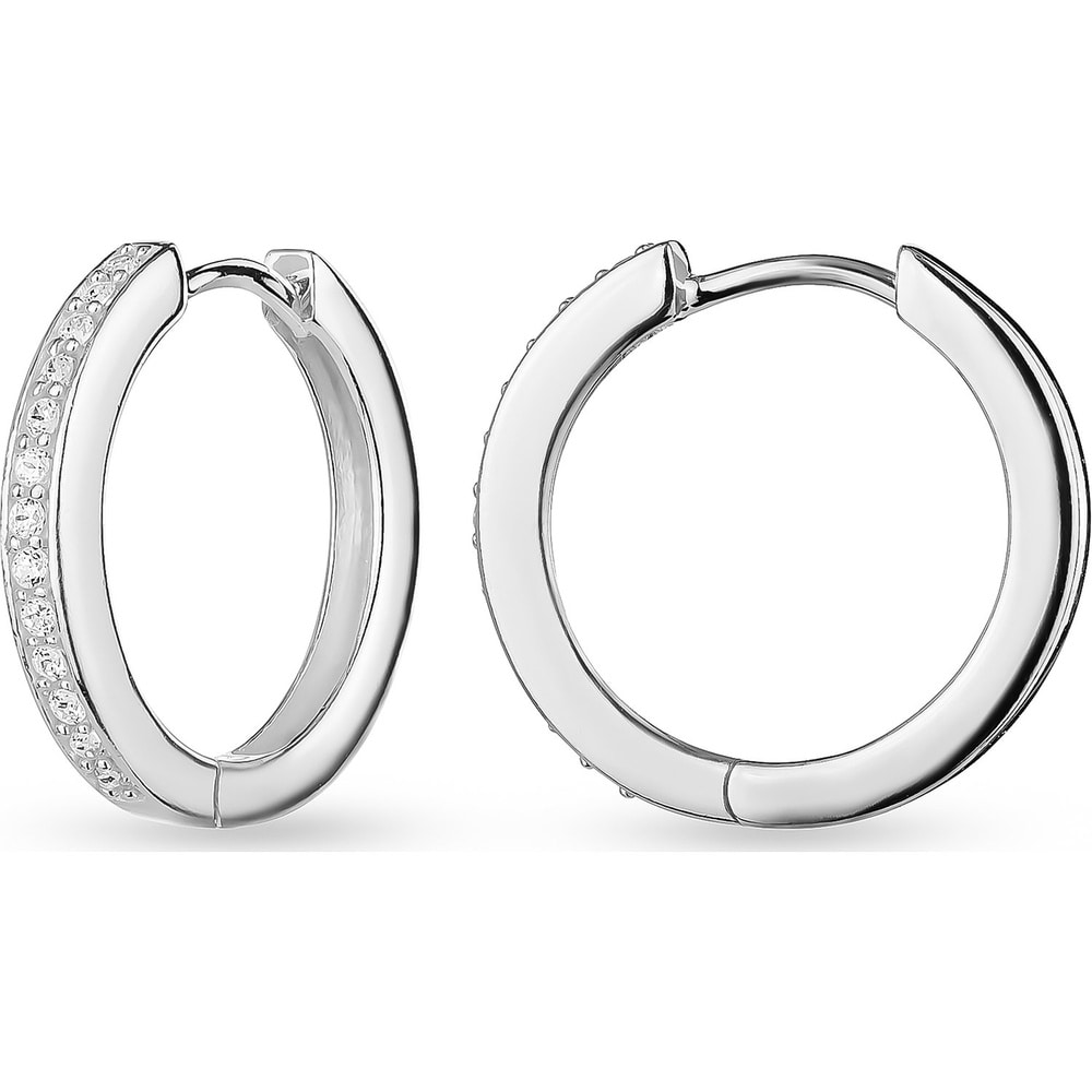 FAVS Créoles 925 Argent Boucles d'oreilles
