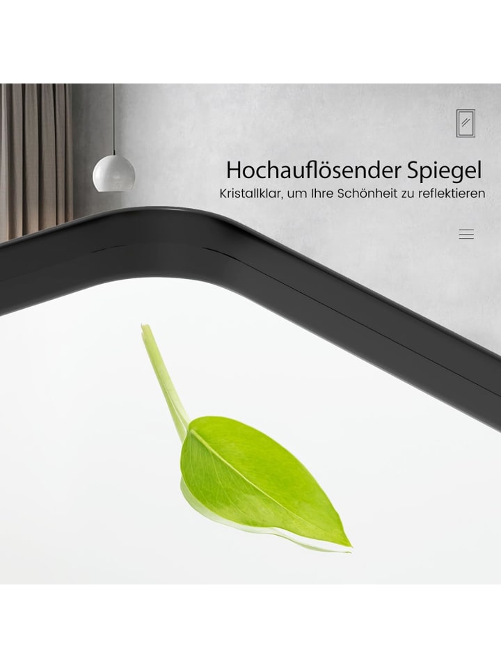 COSTWAY Badspiegel 51x81cm in Schwarz günstig kaufen onesize