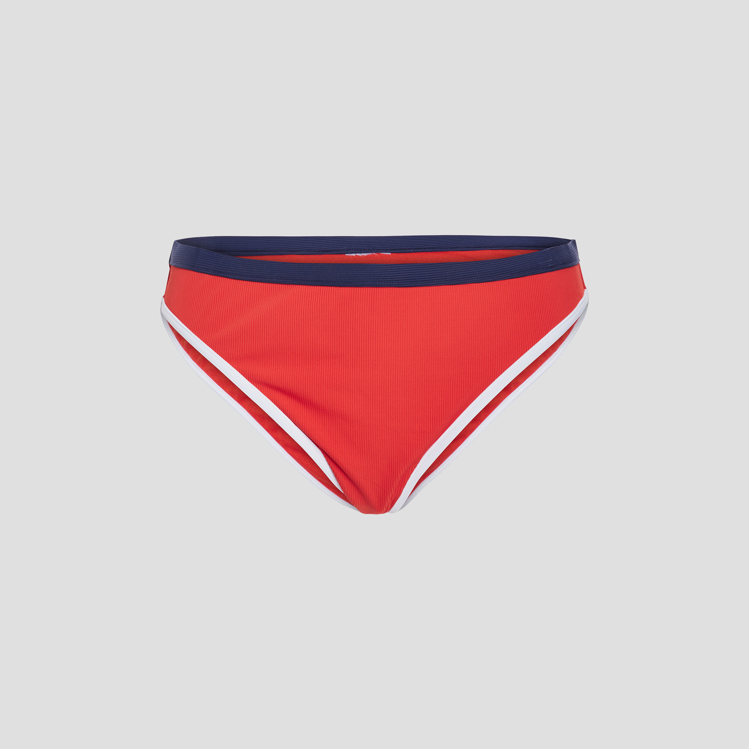 Bas de maillot de bain tricolore rouge femme | La Halle
