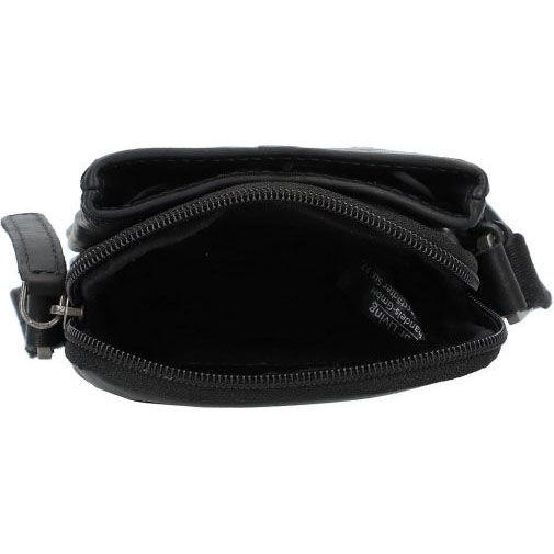 Greenburry Pure Black Handytasche Leder 11 cm