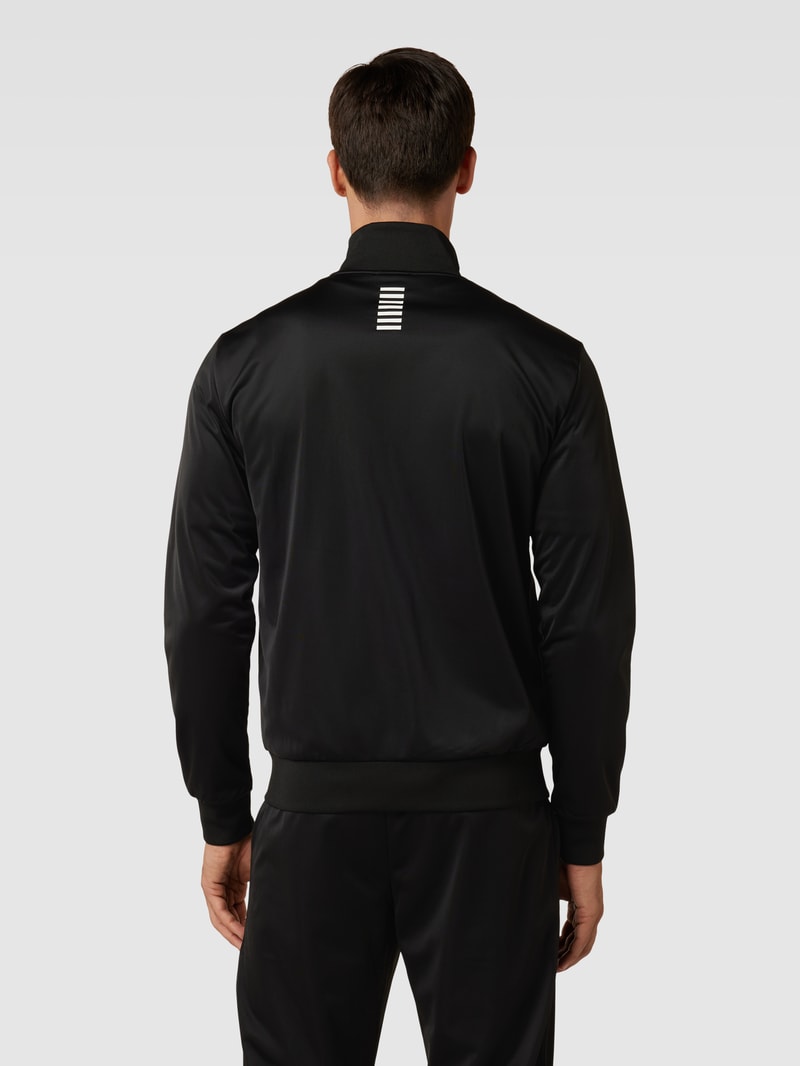 Sweatanzug mit Label-Details in schwarz
