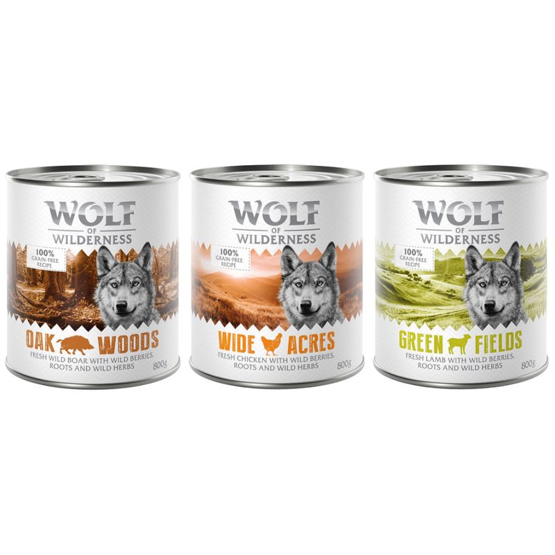 Probierpaket Wolf of Wilderness Nassfutter