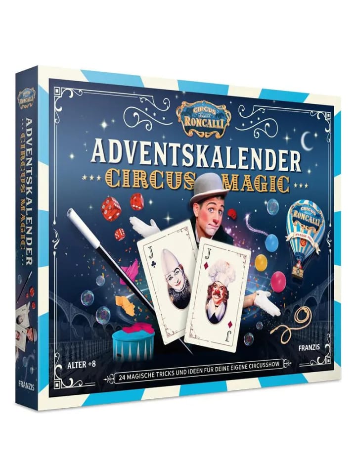 FRANZIS FRANZIS 67188 - Roncalli Adventskalender Circus Magic, 24 magische Tricks und... günstig kaufen onesize