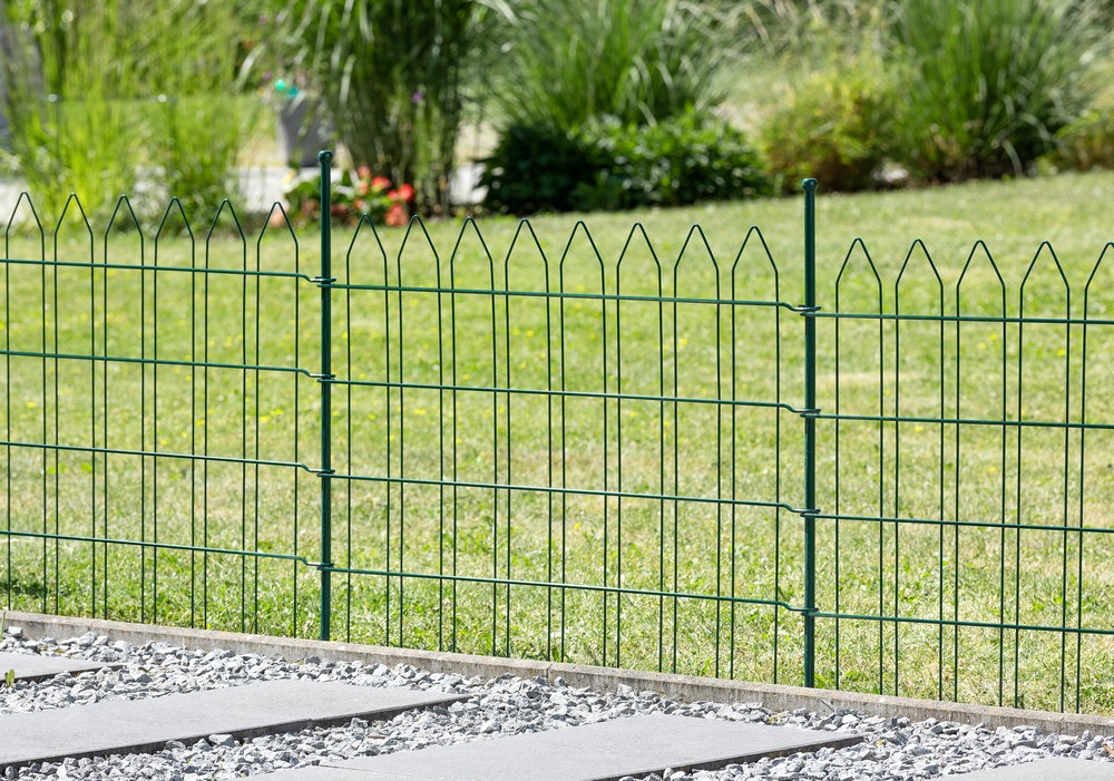 Powertec Garden Zaun-4er Set, ca. 1000 x 800 mm - Grün, 21FS03