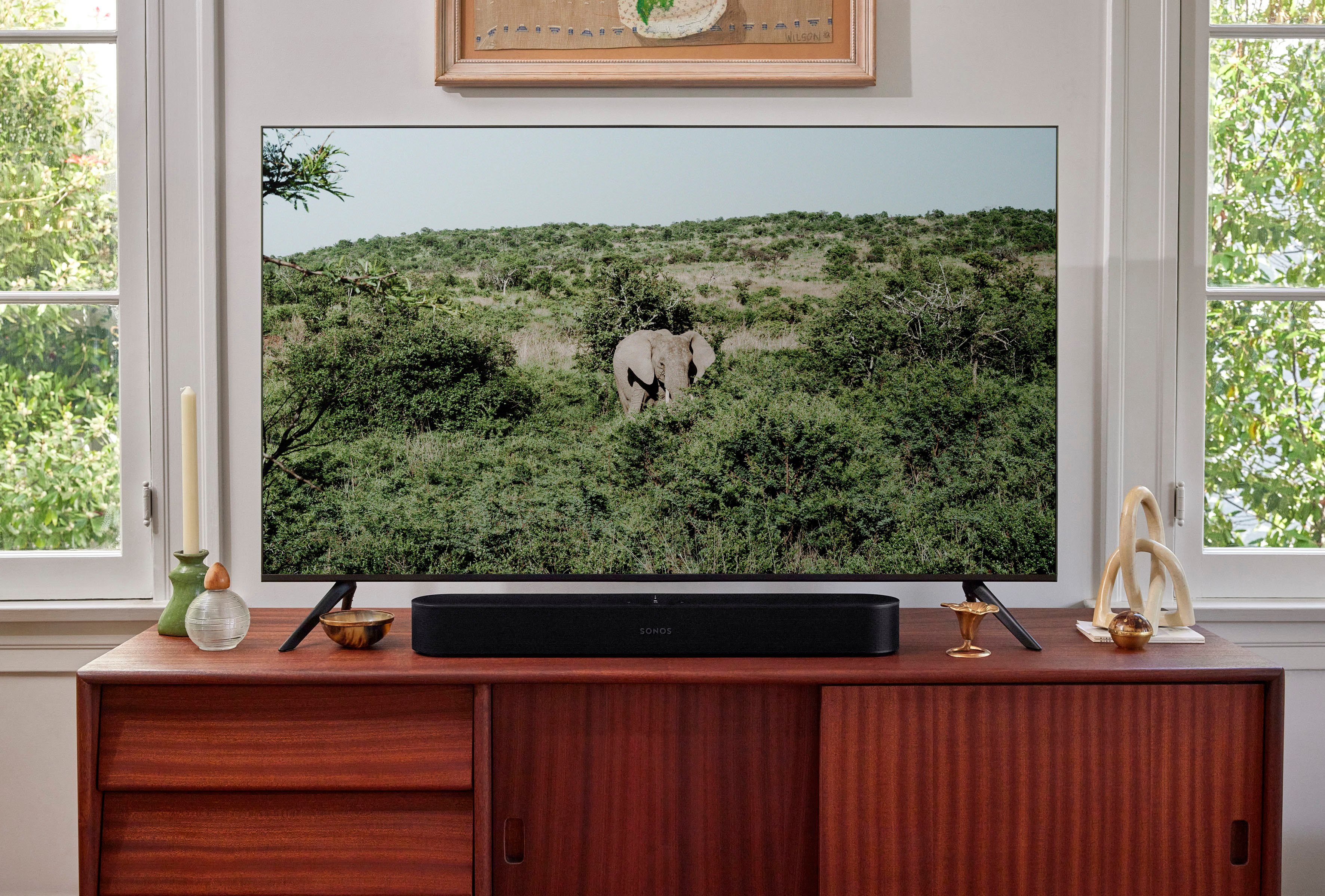 Sonos Beam Gen.2 Smarte TV Soundbar (WLAN (WiFi), Dolby Atmos,AirPlay 2,Sprachsteuerung)