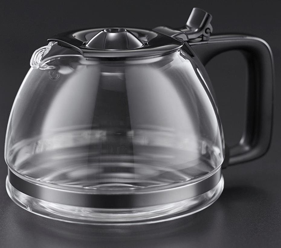 RUSSELL HOBBS Filterkaffeemaschine 22620-56 Textures Plus, 1,25l Kaffeekanne, Papierfilter 1x4
