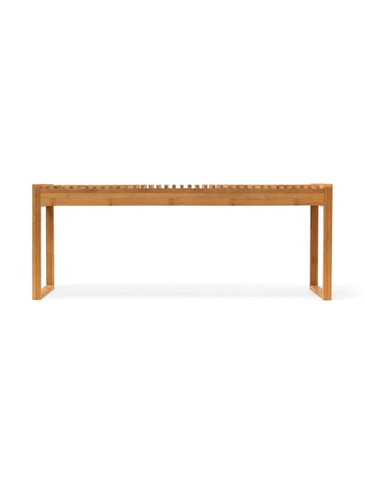 relaxdays Sitzbank in Natur - (B)120 x (H)47 x (T)33 cm günstig kaufen onesize