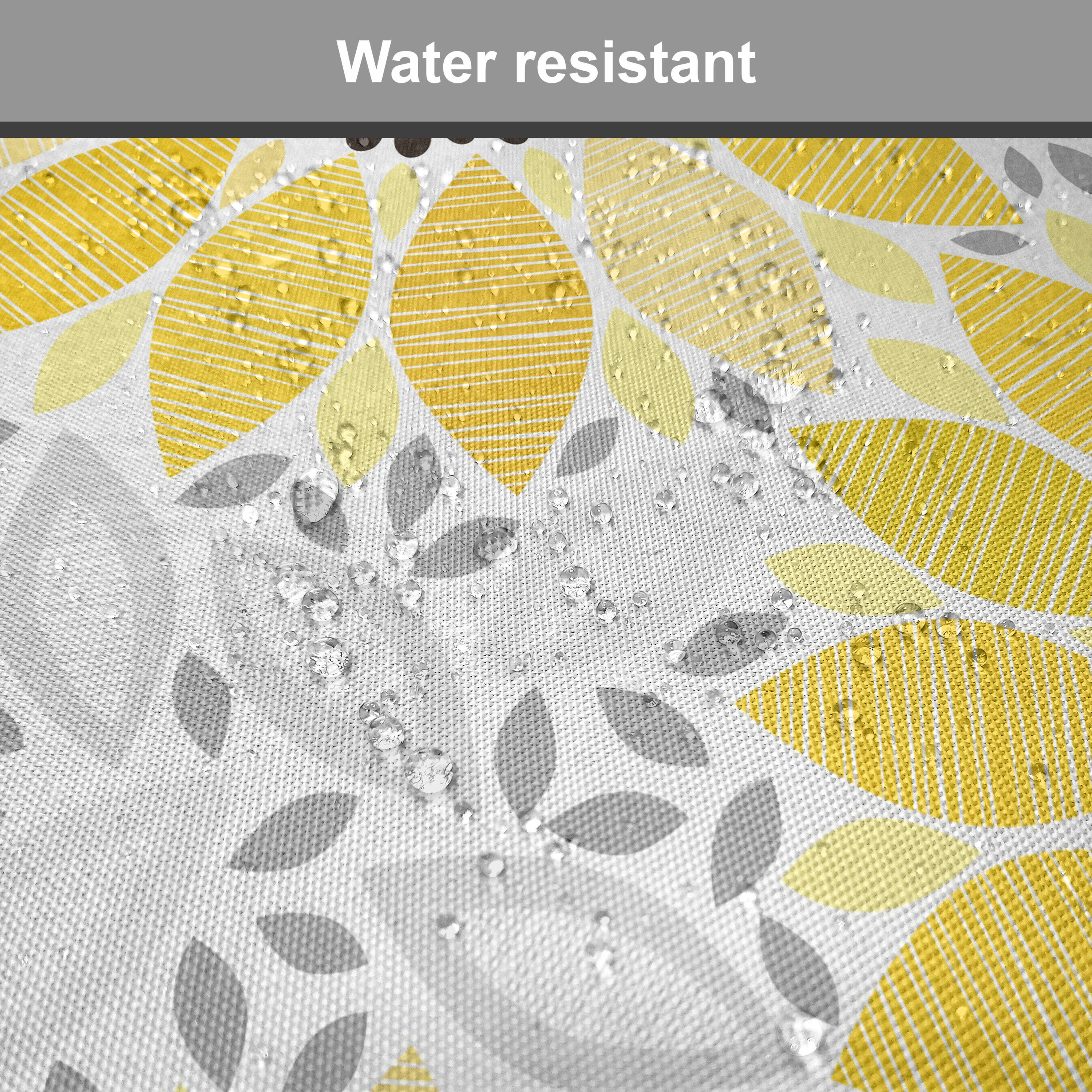 Abakuhaus Stuhlkissen Dekoratives wasserfestes Kissen mit Riemen für Küchensitze, Gelb Sun-Blumen-Natur-Kunst
