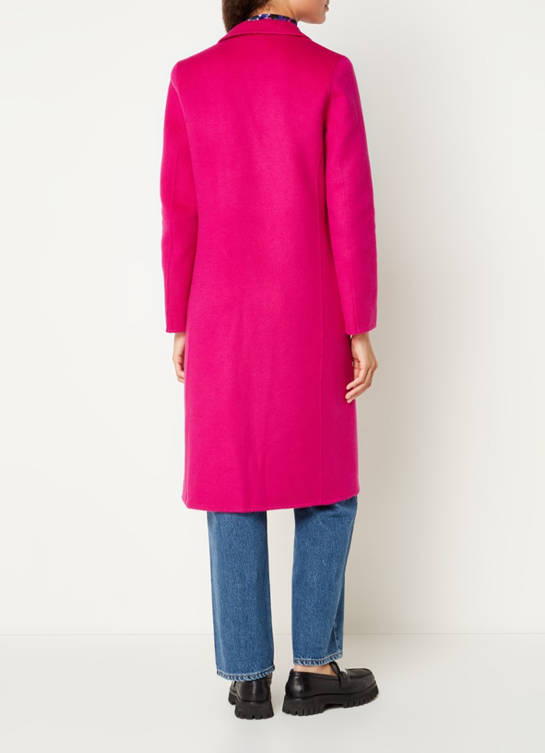 Claudie Pierlot  Ginette mantel in wolblend met klepzakken