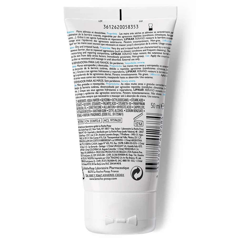 Lipikar Cremă protectoare pentru mâini Lipikar - Tratament pentru mâini