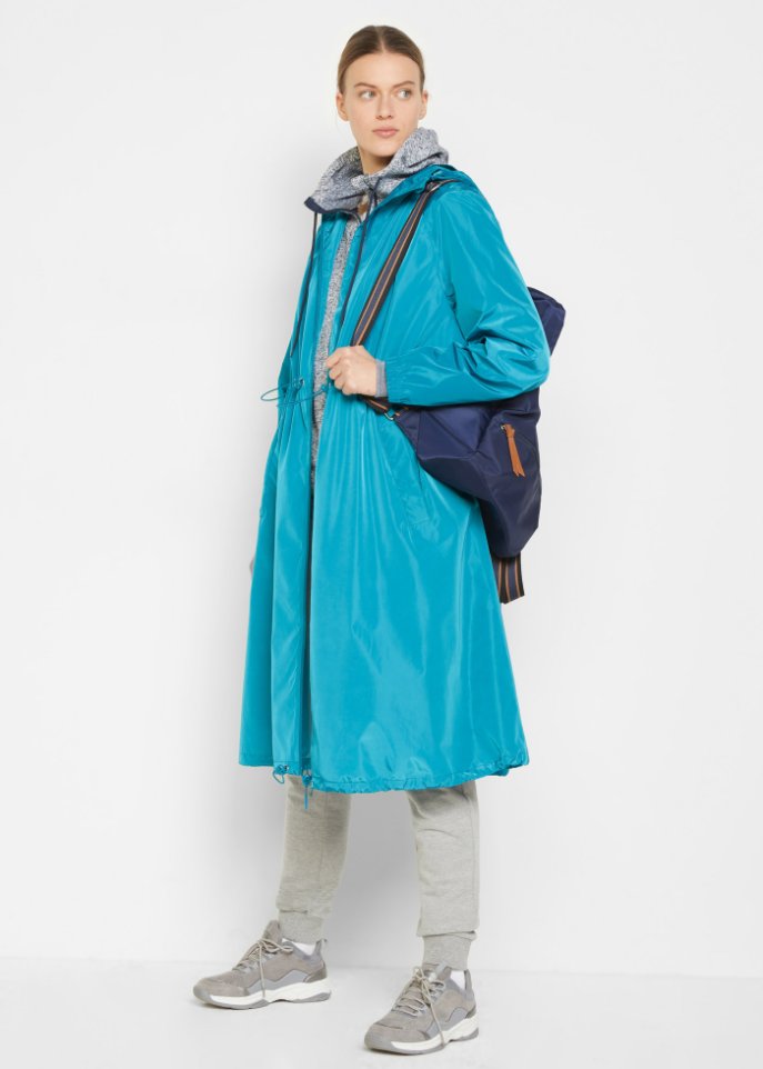 Oversize Funktions-Mantel, sehr weit, wasserdicht