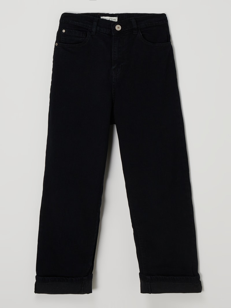 Mom Fit Jeans mit Stretch-Anteil in schwarz