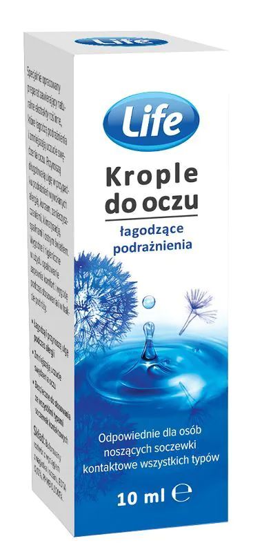Život, kapi za oči za ublažavanje iritacija