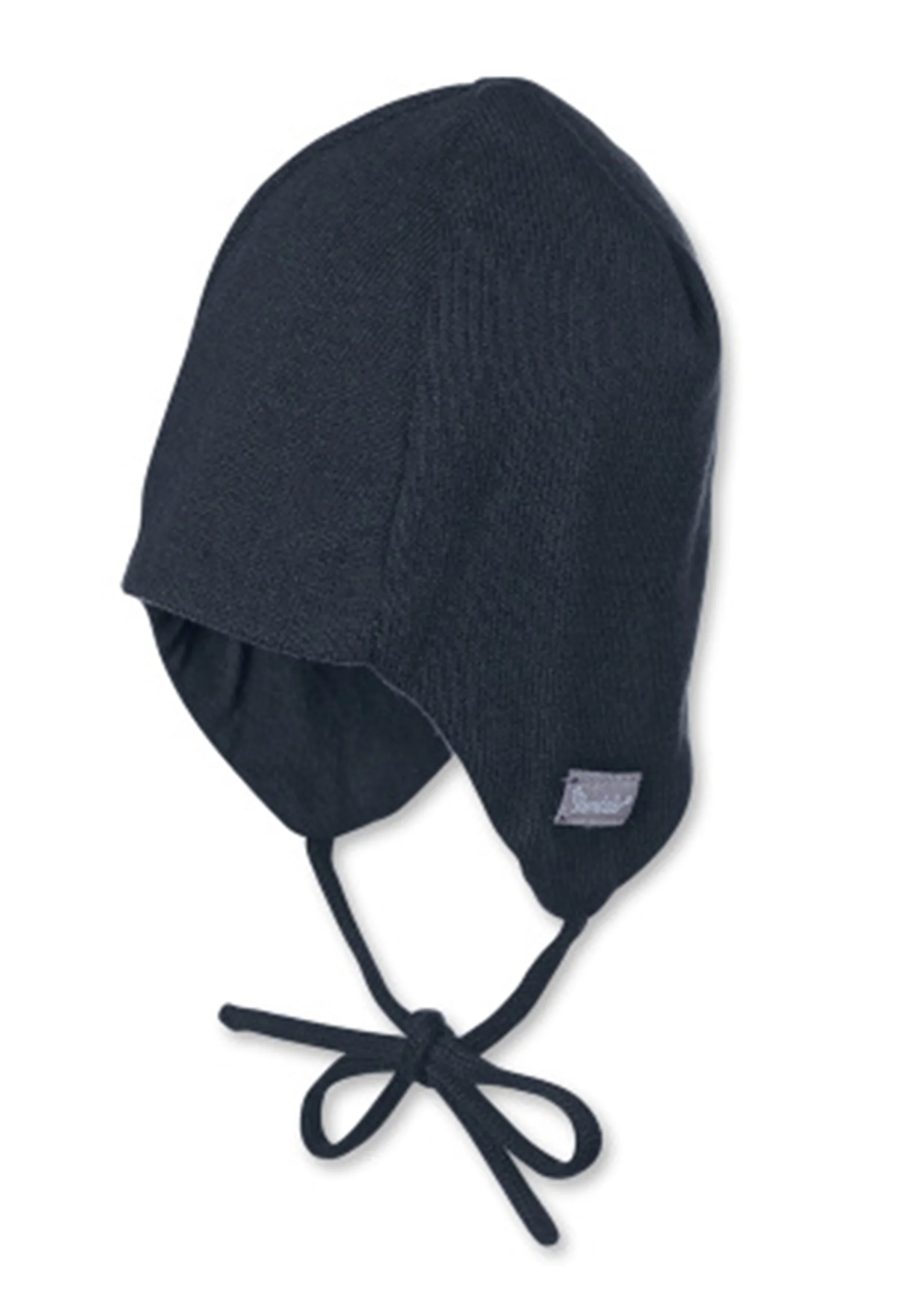 OCS Strickmütze uni, Ohrenklappen und Bindeband