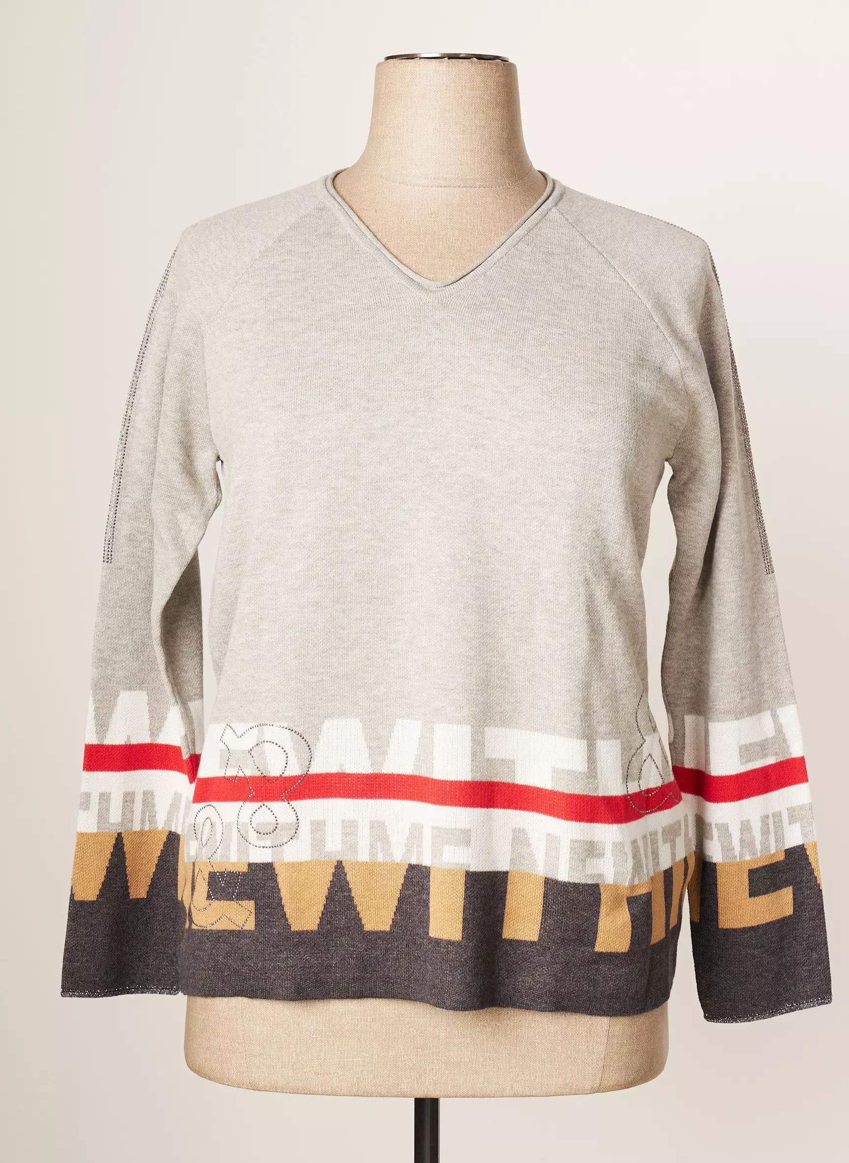 Thomas Rabe Pulls Femme couleur gris