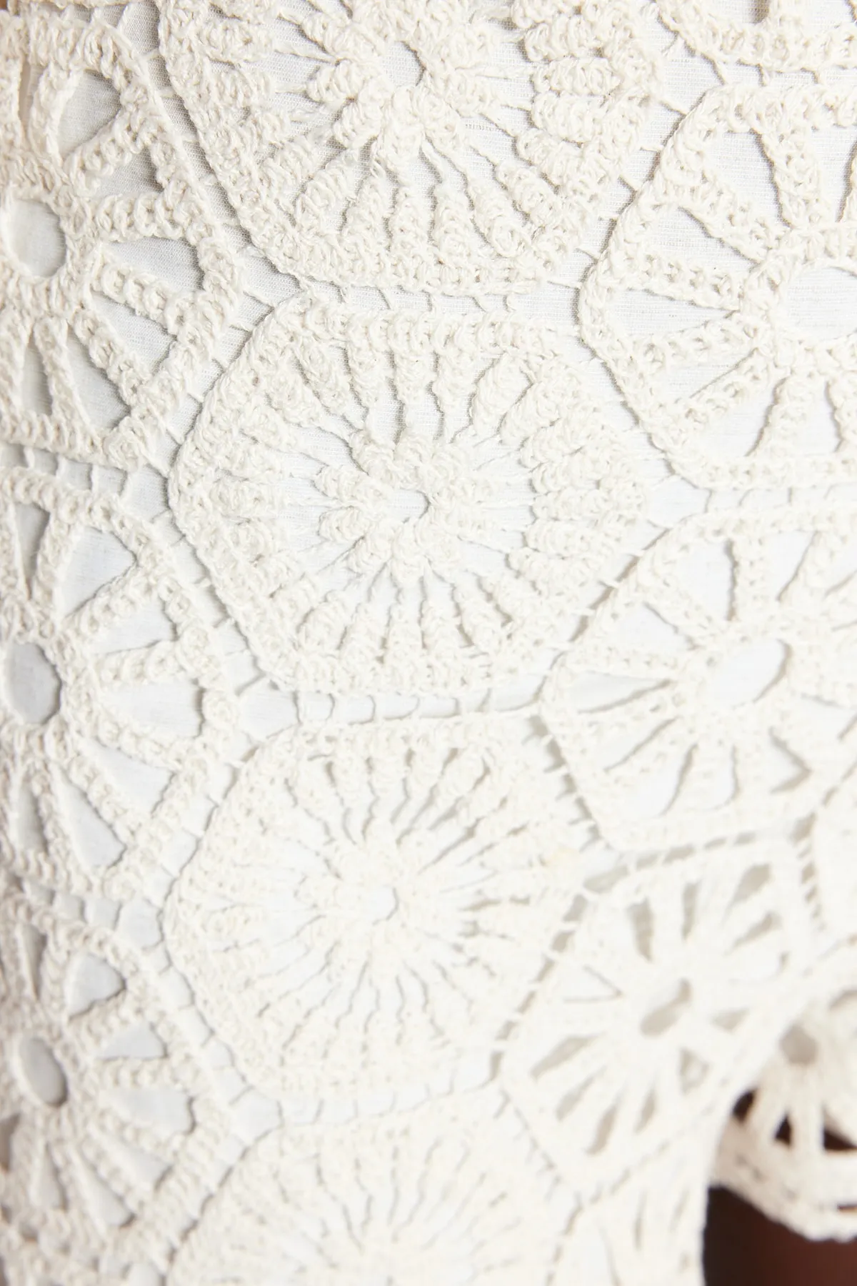 Trendyol Collection  Shorts - Ecru - Hoher Bund