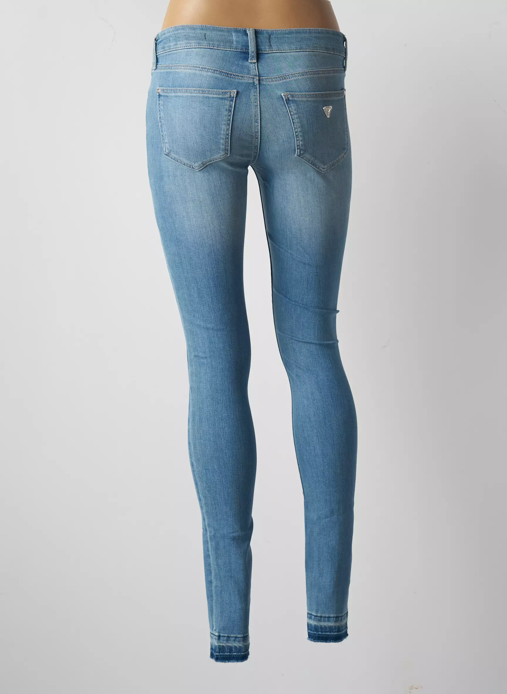 Guess Jeans Skinny Femme couleur bleu