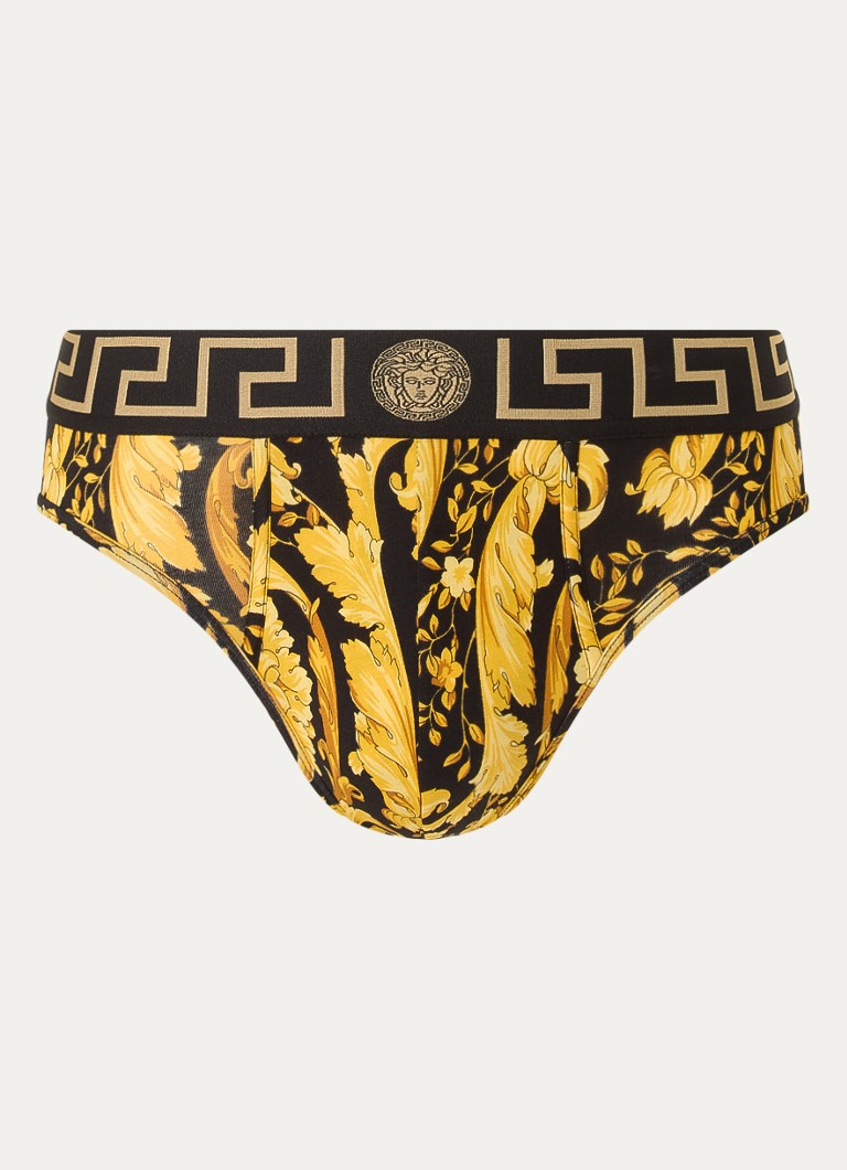 Versace biopamut alsónadrág logós sávval