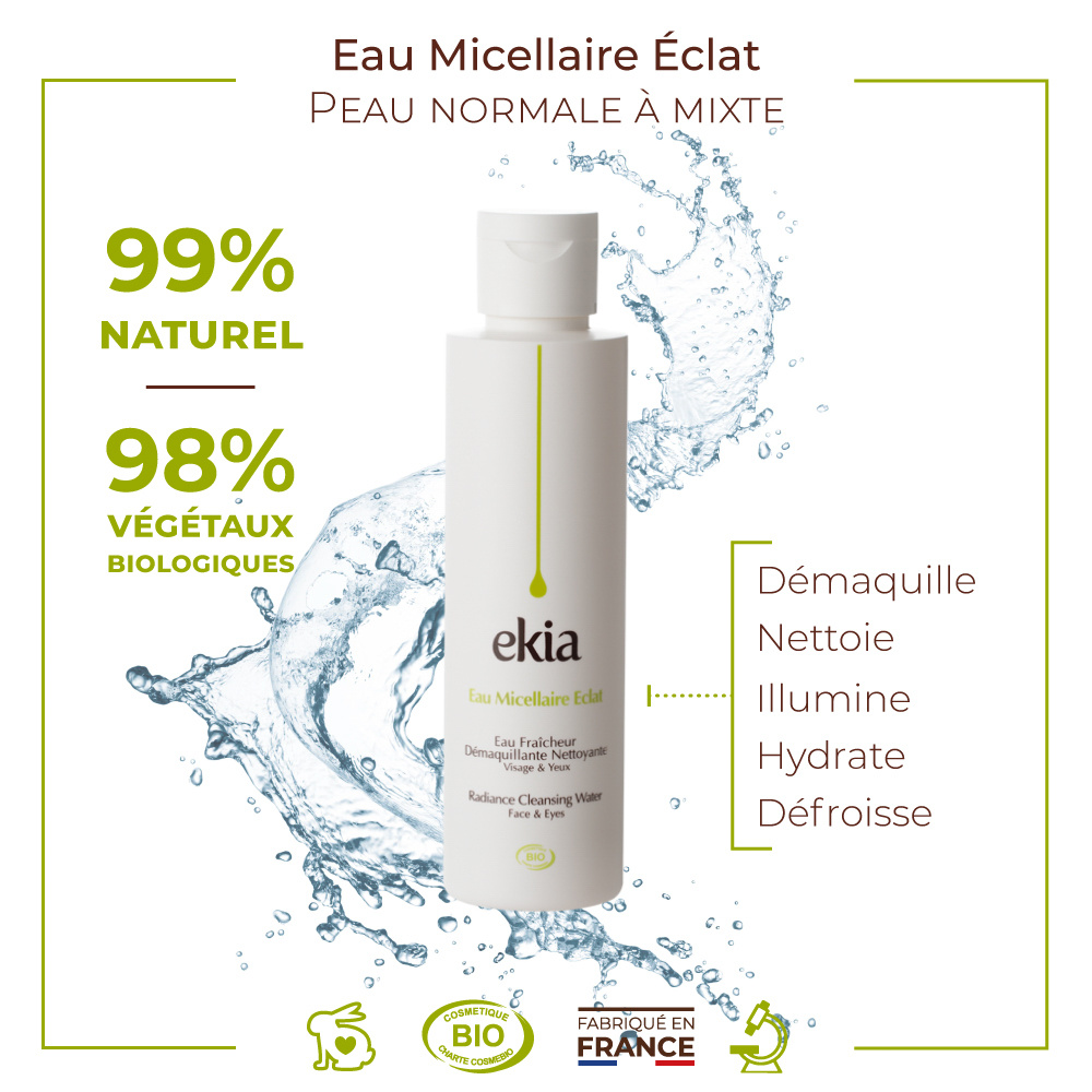 ekia Eau Micellaire Démaquillant