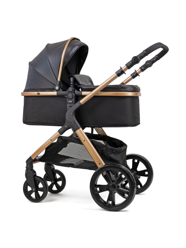 PIXINI Nelio Kinderwagen 3in1 Set gold/schwarz günstig kaufen onesize