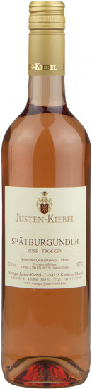 2022 Spätburgunder Rosé trocken - Weingut Justen-Kiebel