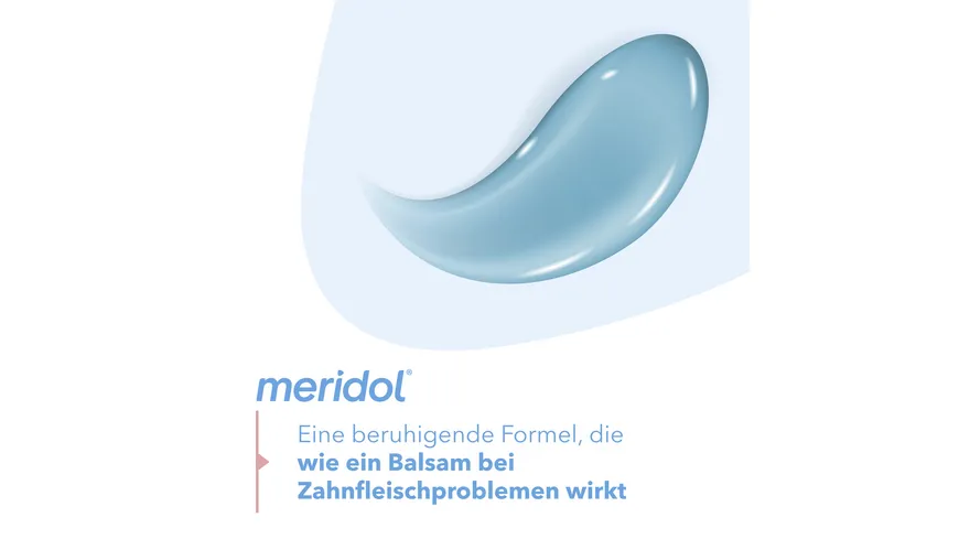 meridol Zahnpasta Sanftes Weiss - Zahncreme schützt vor Zahnfleischentzündungen, für natürlich weiße Zähne 75 ml