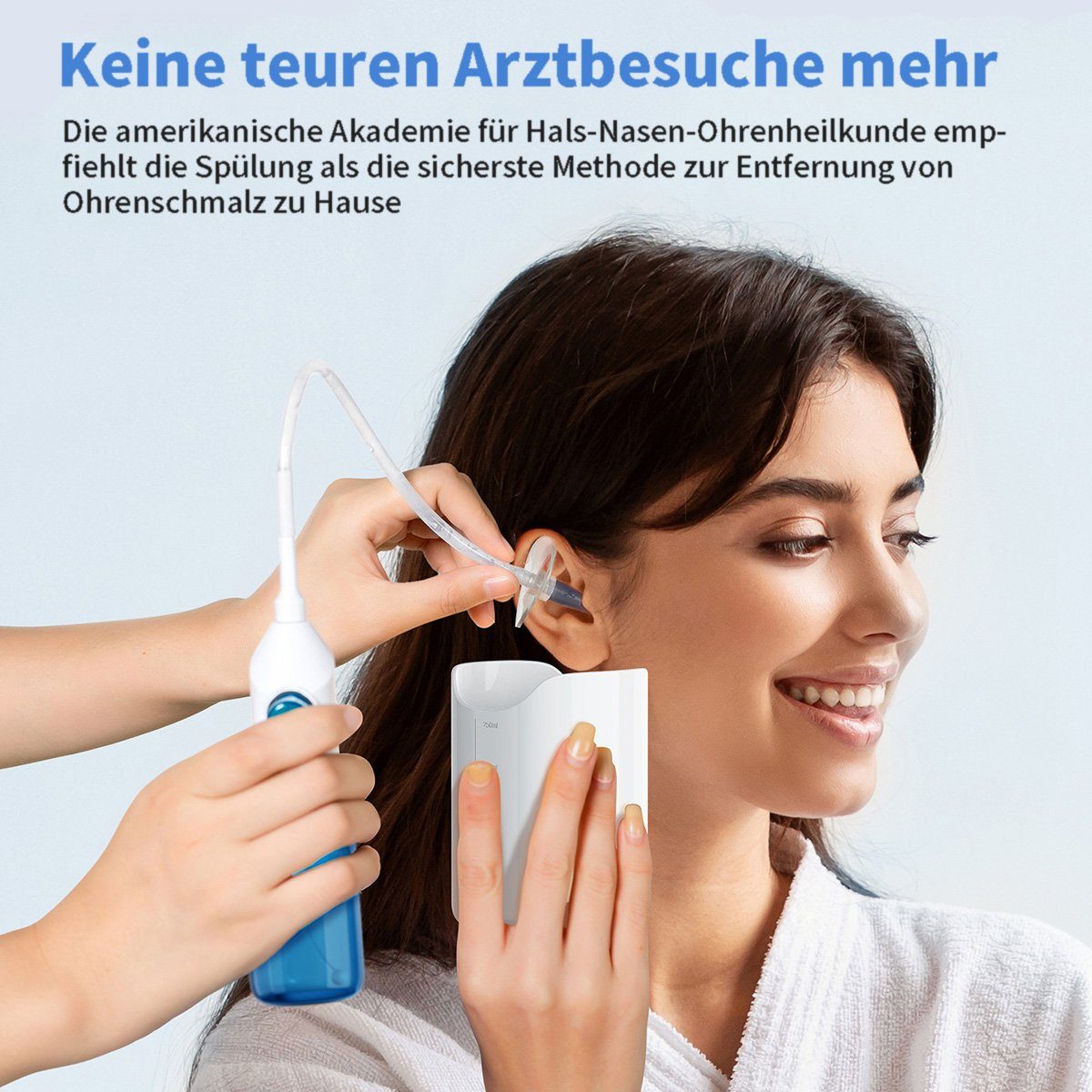 götäzer Ohrenreiniger Manuelle Ohrreinigungssysteme,Ohrenschmalzentfernung,Ohrreinigungskits, 1-tlg., Sicher und wirksam, verbessert das Gehör und beugt Krankheiten vor