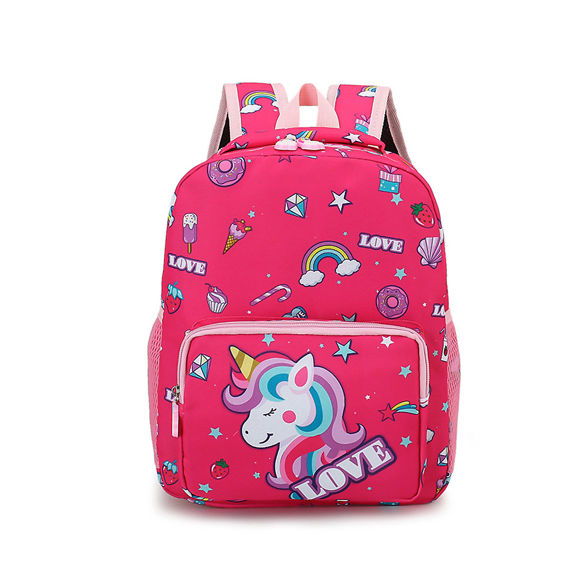 Einhorn Rucksack Kindergartenrucksack Schulrucksäcke für Mädchen