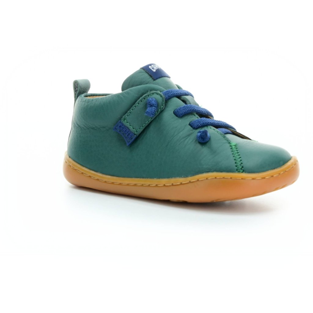 Camper Peu Cami Sella Mentaco (80153-096 First Walkers) grüne Mid Cut Barfußschuhe