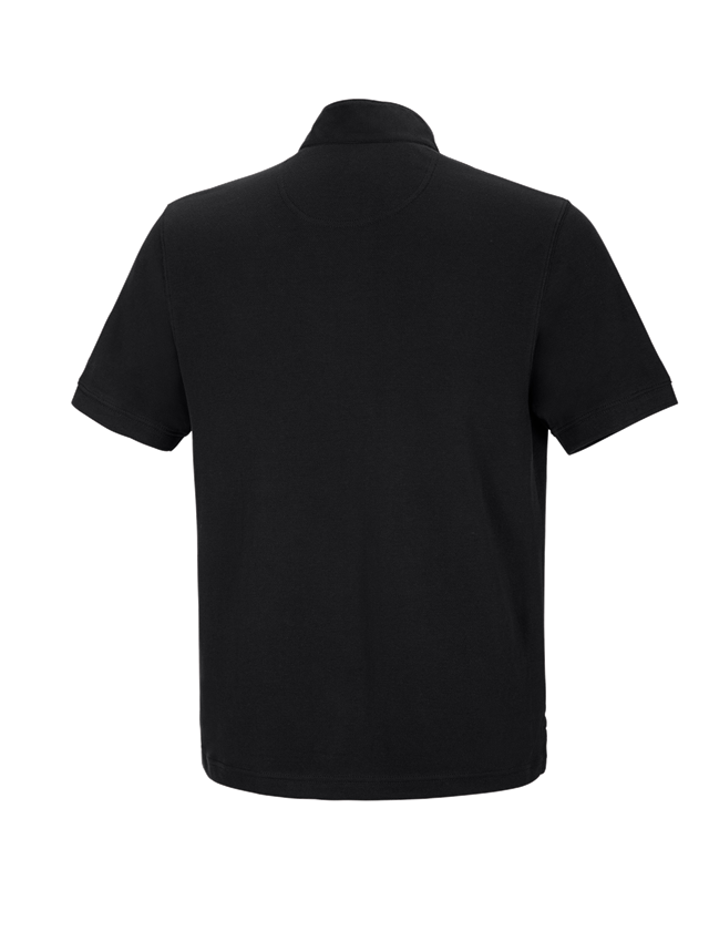 e.s. Polo-Shirt cotton Mandarin