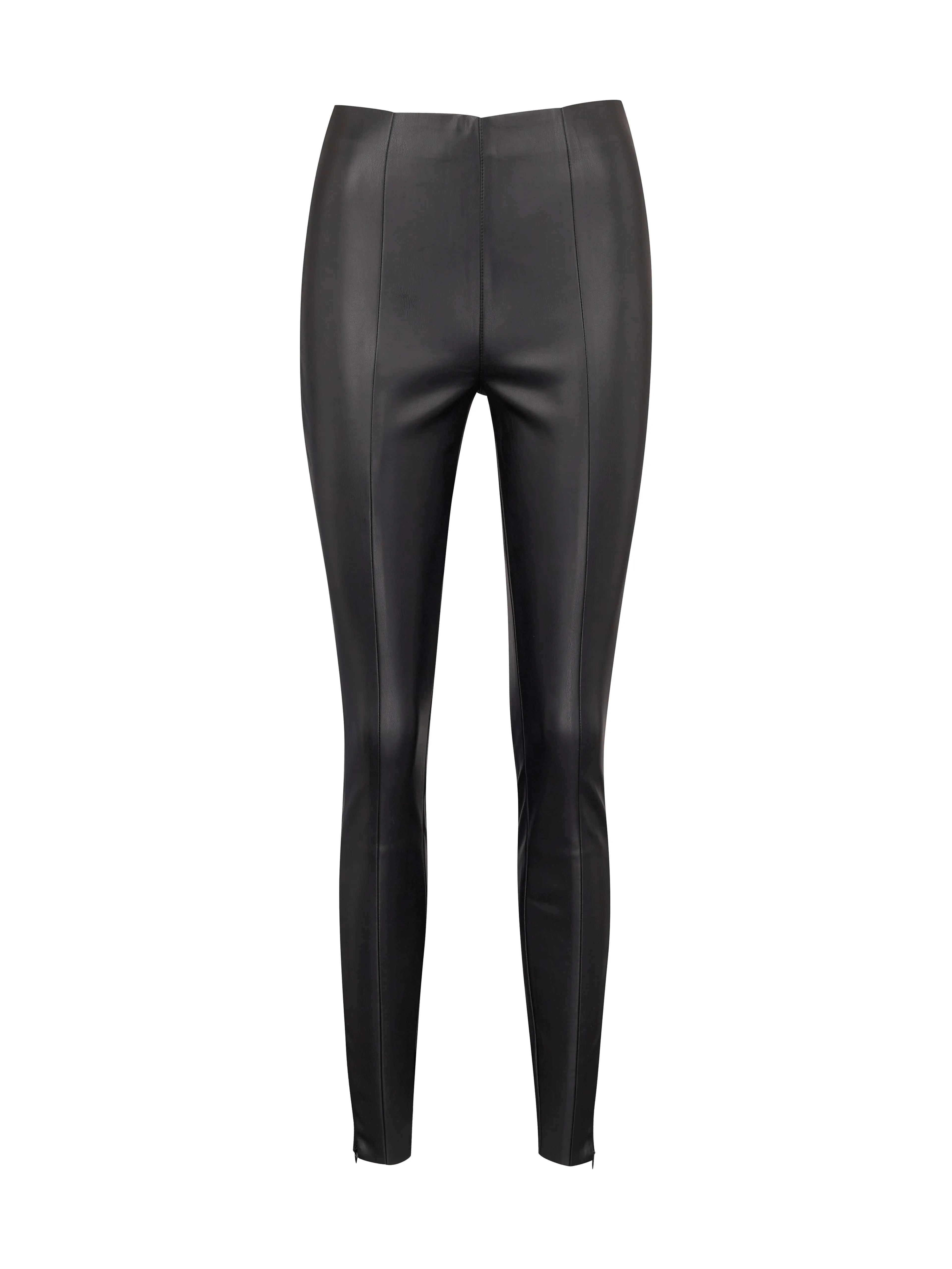 Schwarze Damen Lederhose ORSAY