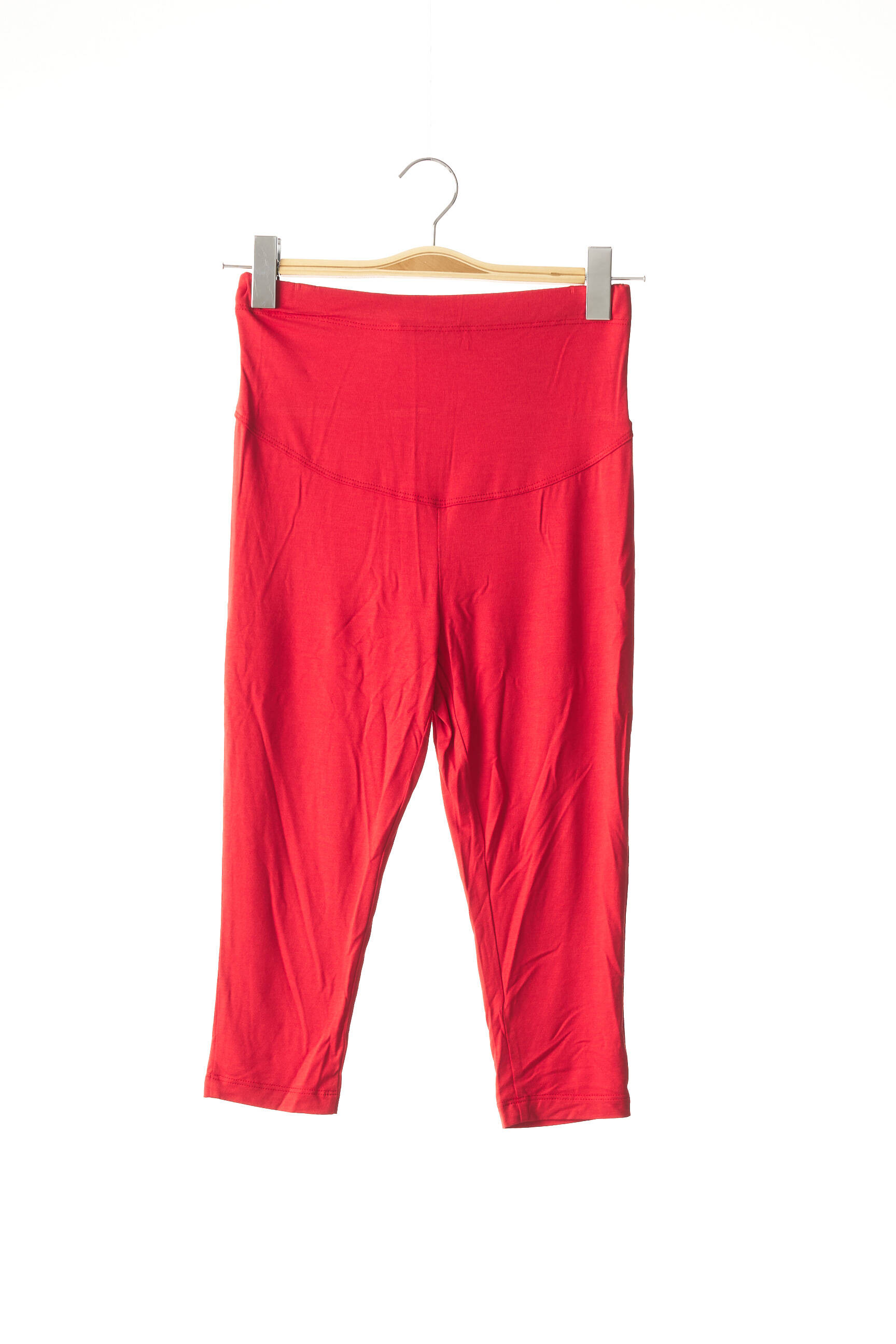 Menonove Pantalons Maternite Femme couleur rouge