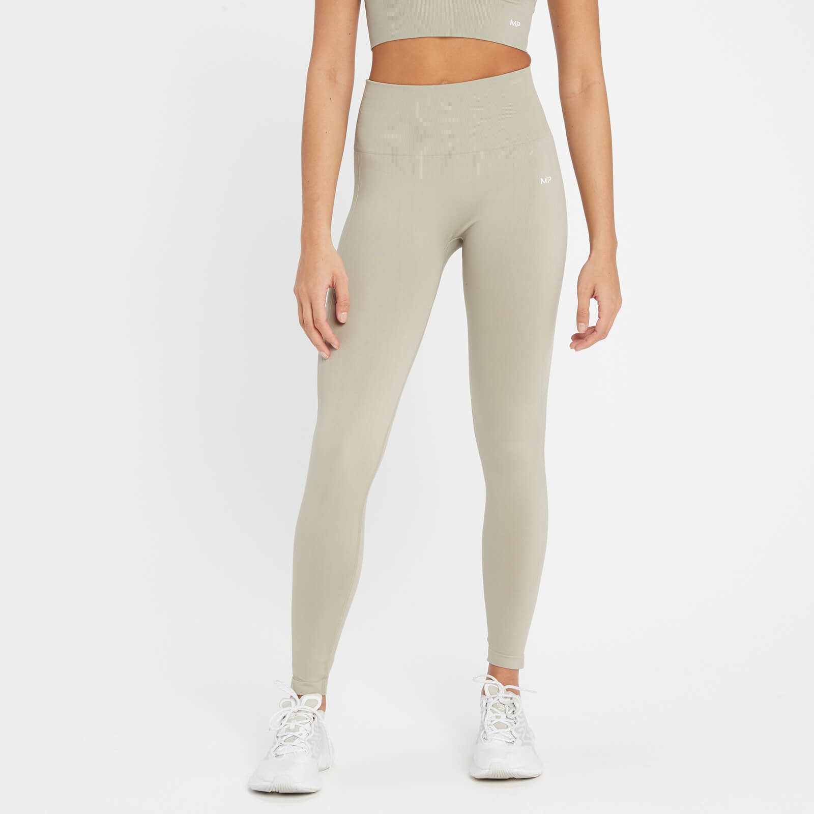 Legging sans coutures MP Shape pour femmes – Gris clair